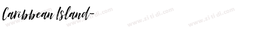 Caribbean Island字体转换